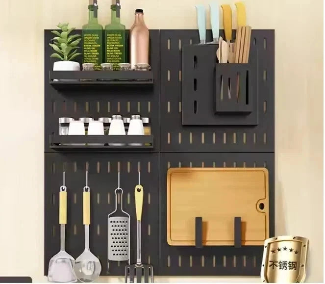 Premium White Pegboard Organizer - Transform Your Space Into Order