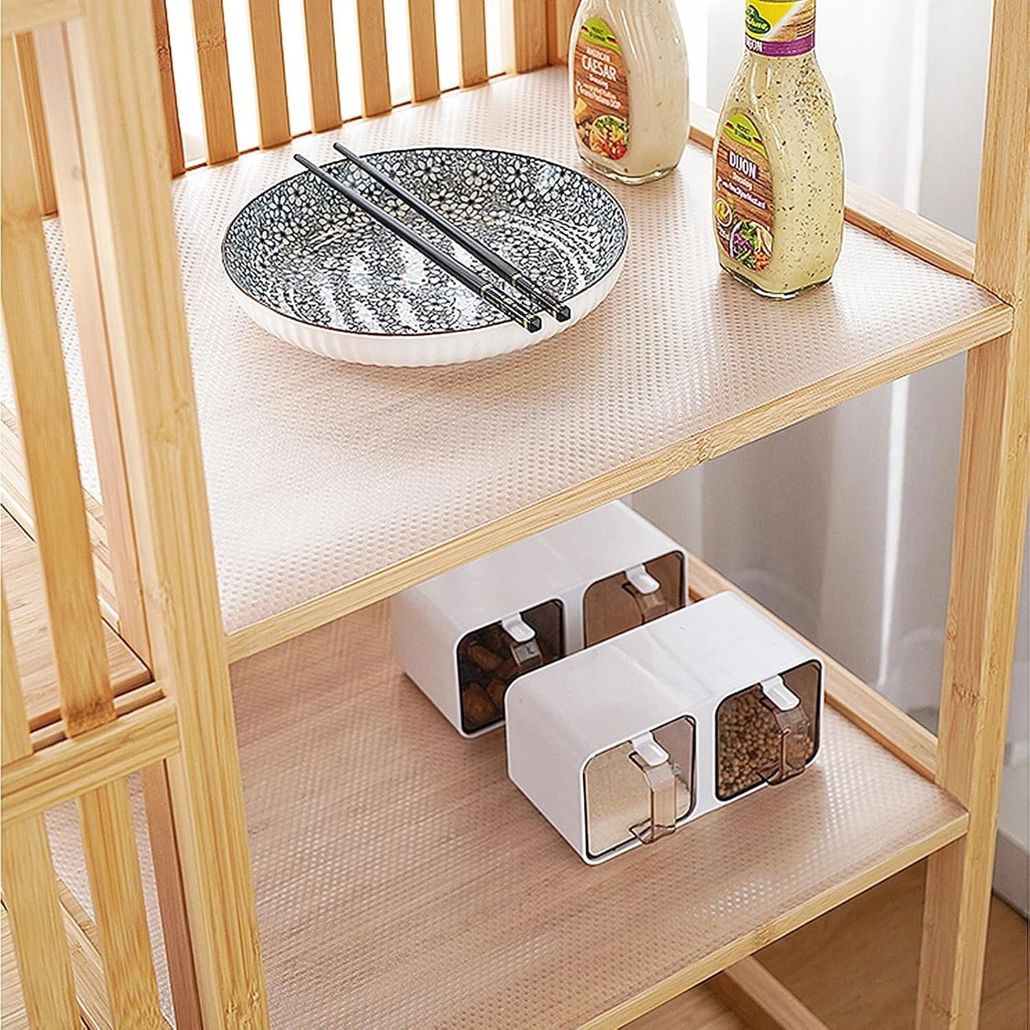 Drawer Liner 50x500cm Diamond Pattern Non Slip Shelf Kitchen Cabinet Mat.