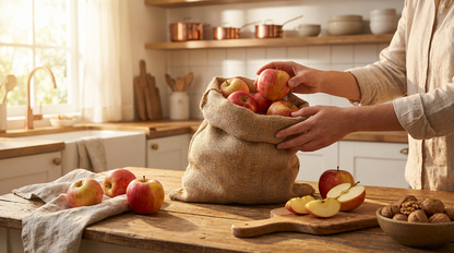 Premium Jute Potato Sacks - Heavy Duty 60x100cm Burlap Storage