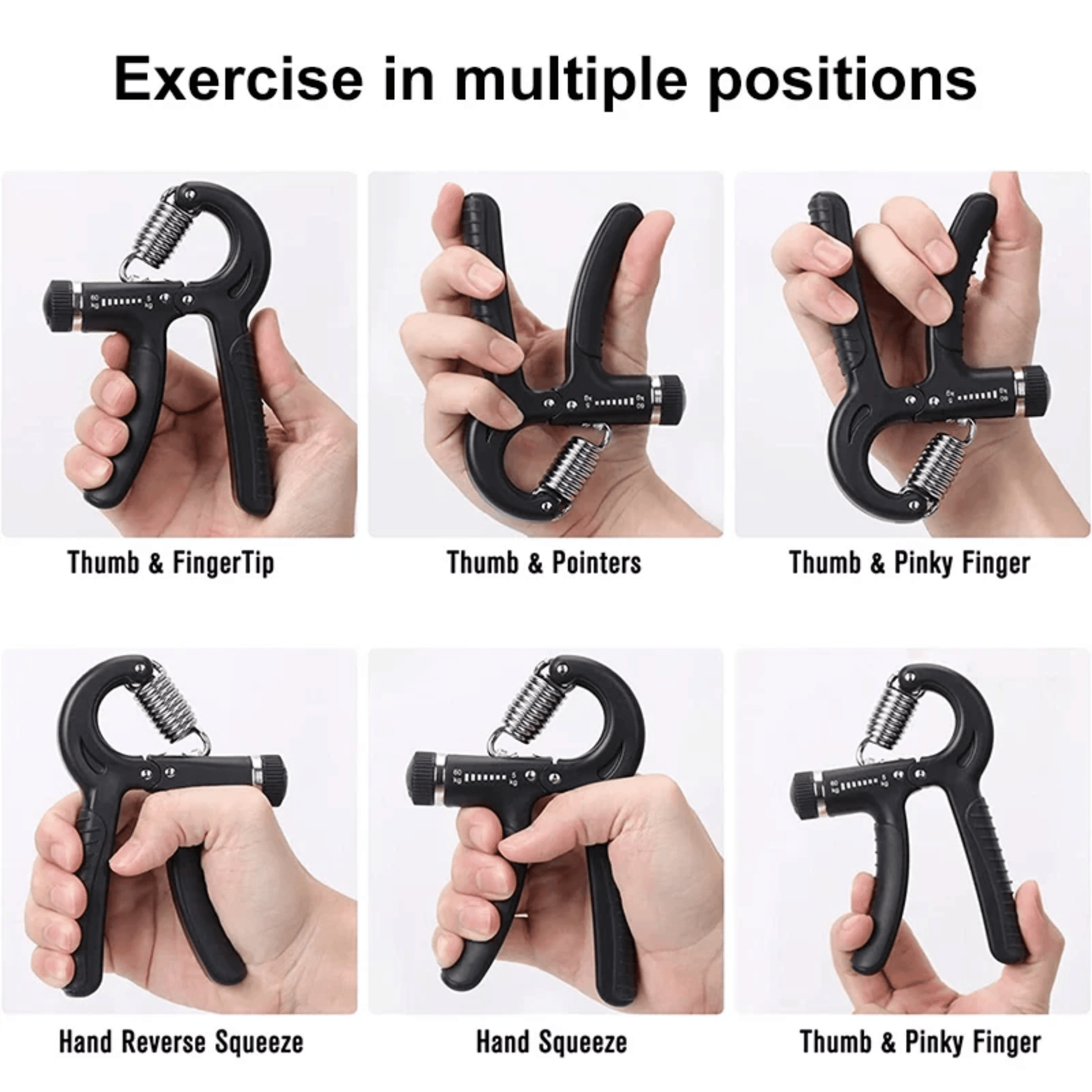 High Quality Gym Use Finger Strength Training Hand Grip Hot Sale Adjustable Hand Trainer Finger Exercise Equipment