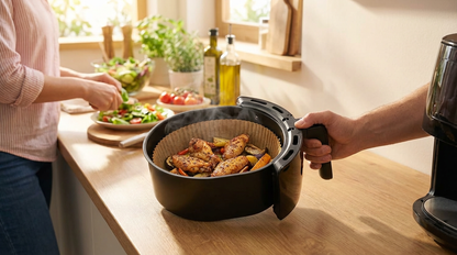  Air Fryer Liners Special Baking Tray for Disposable Air Fryer Circular Air Fryer Liner