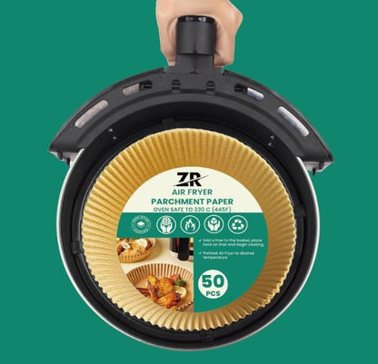 Non-stick parchment paper liners for air fryer