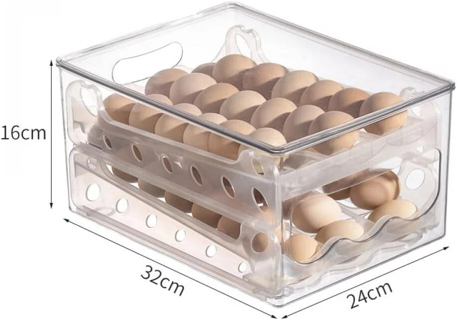 Close-up of individual egg slots preventing cracks