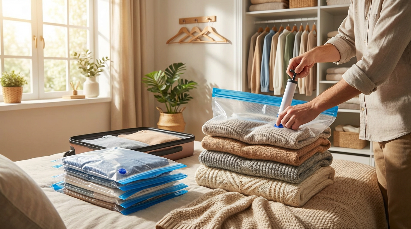 Premium Storage Bags Set - 22x21x19 Spacious Organization Solution