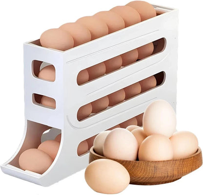 PLASTIC EGG DISPENSER-4LAYER-GREY