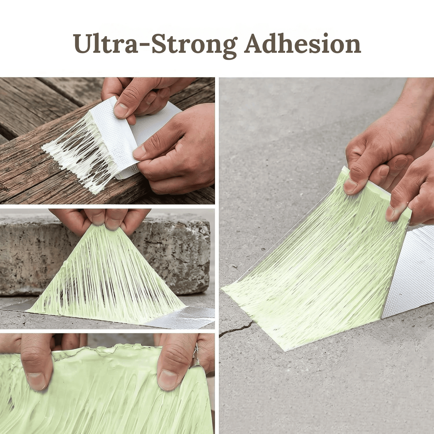 Super Strong Waterproof Aluminum Foil Butyl Tape Ideal for Steel Roofs, Gutter Leak Repairs, and Patching