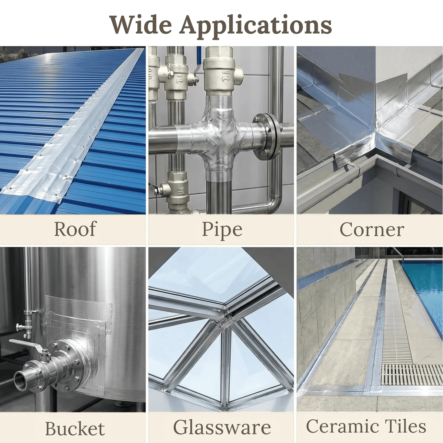 Self Adhesive Butyl Tape Waterproof and Leak Repair