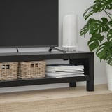 TV bench, black-brown, 120x35x36 cm