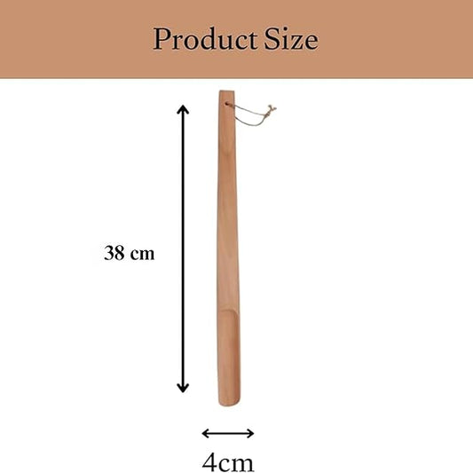 Premium Wooden Shoehorn - Effortless Shoe Care For Daily Comfort