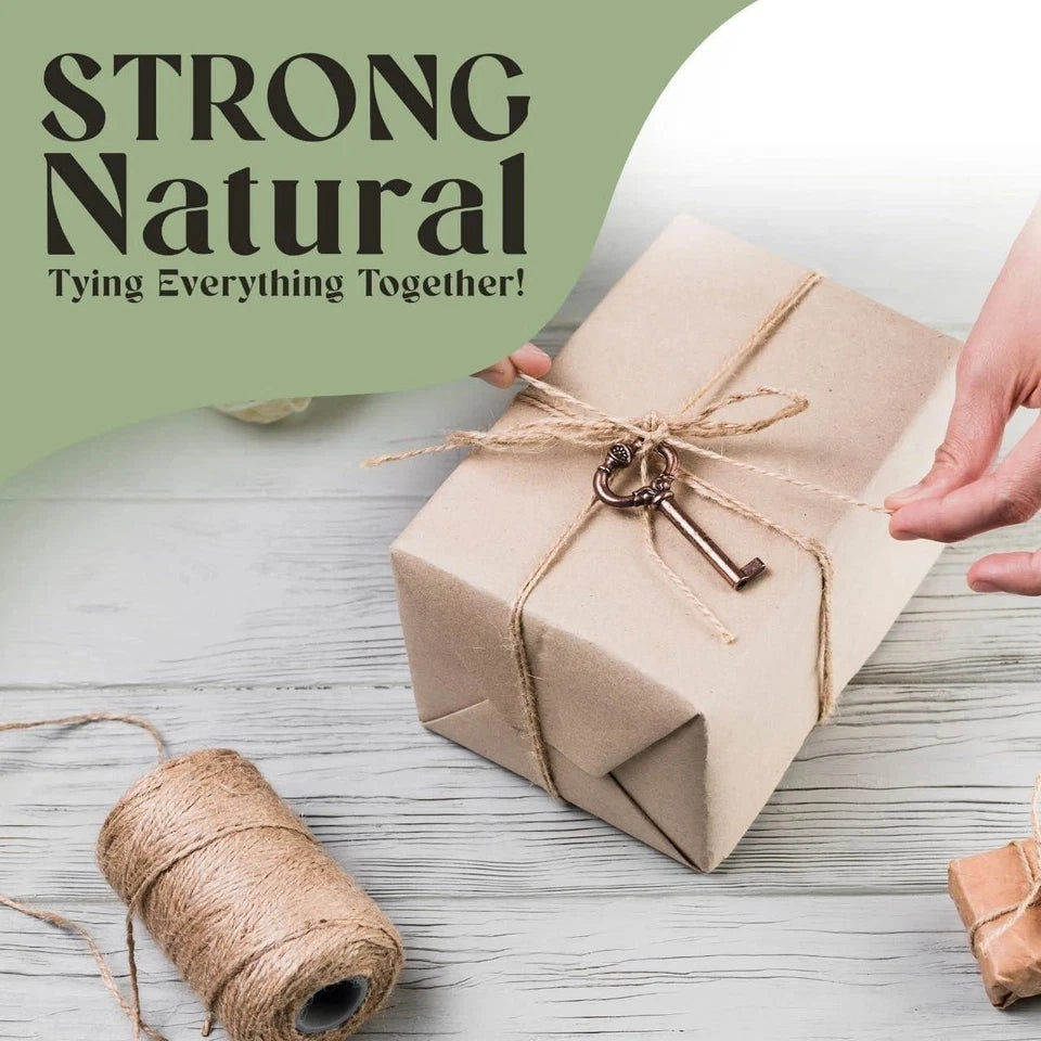 Natural Jute Twine - 3mm Craft & Garden Essential for Every Project
