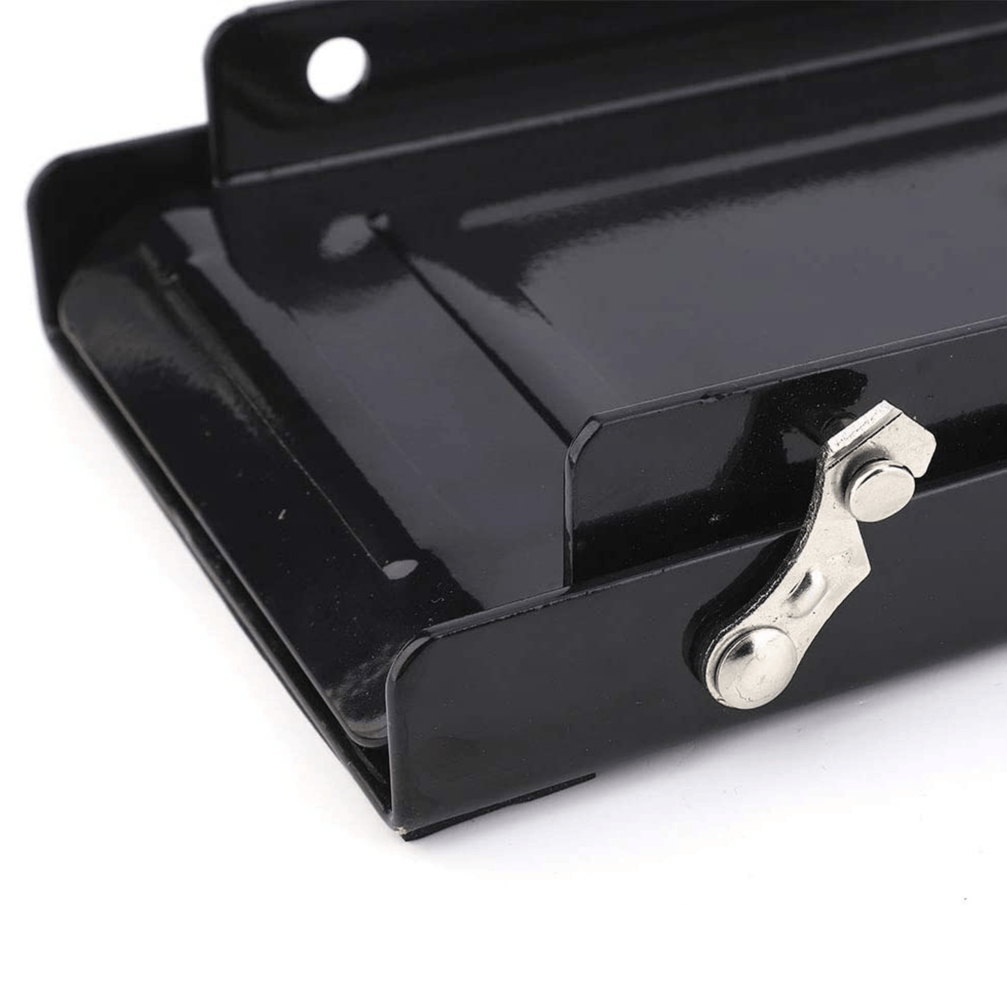 Industrial steel foot pedal can crusher 500ml – heavy duty floor standing or wall hanging design for home bars garages and recycling, black 