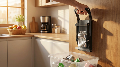 Heavy Duty Metal Can Crusher - Effortless 16oz Recycling Solution
