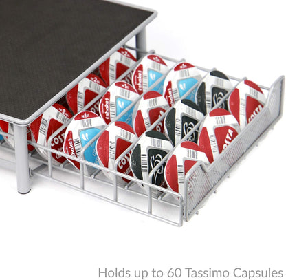 Coffee Pod Organizer Capsule Holder Fits Multiple Capsule Brands and Spaces