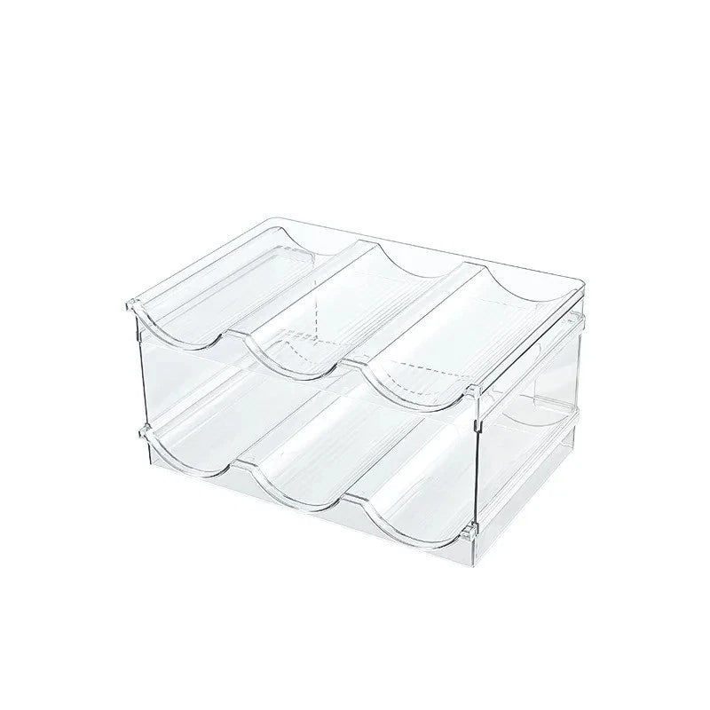 Elegant Two-Tier Wine Storage Rack for Perfect Cellar Organization