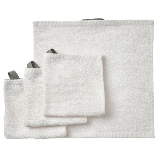 Bath Hand Face Towels Cotton Highly Durable Washclothes Set - ZR Online Solutions