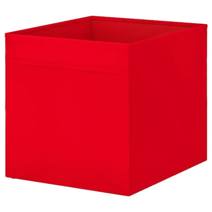 DRONA Box Red Foldable Storage Box for Shelving Units - ZR Online Solutions
