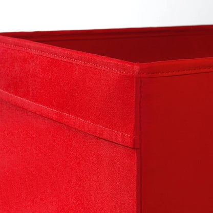DRONA Box Red Foldable Storage Box for Shelving Units - ZR Online Solutions
