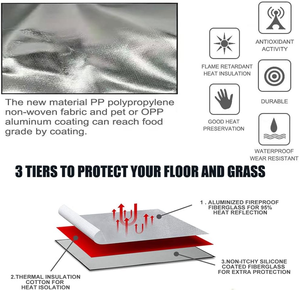 FIRPROOF MAT-100X100CM -106G