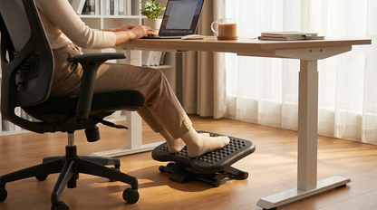 Premium Black Ergonomic Footrest For Ultimate Comfort And Support