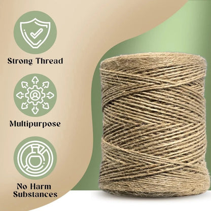 Natural Jute Twine - 3mm Craft & Garden Essential for Every Project