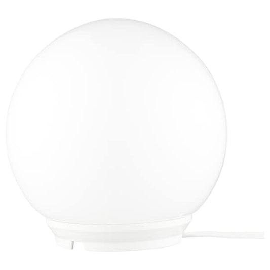 FADO Table Lamp, 17cm White Globe Shaped Decorative Sidetable Lamp - ZR Online Solutions