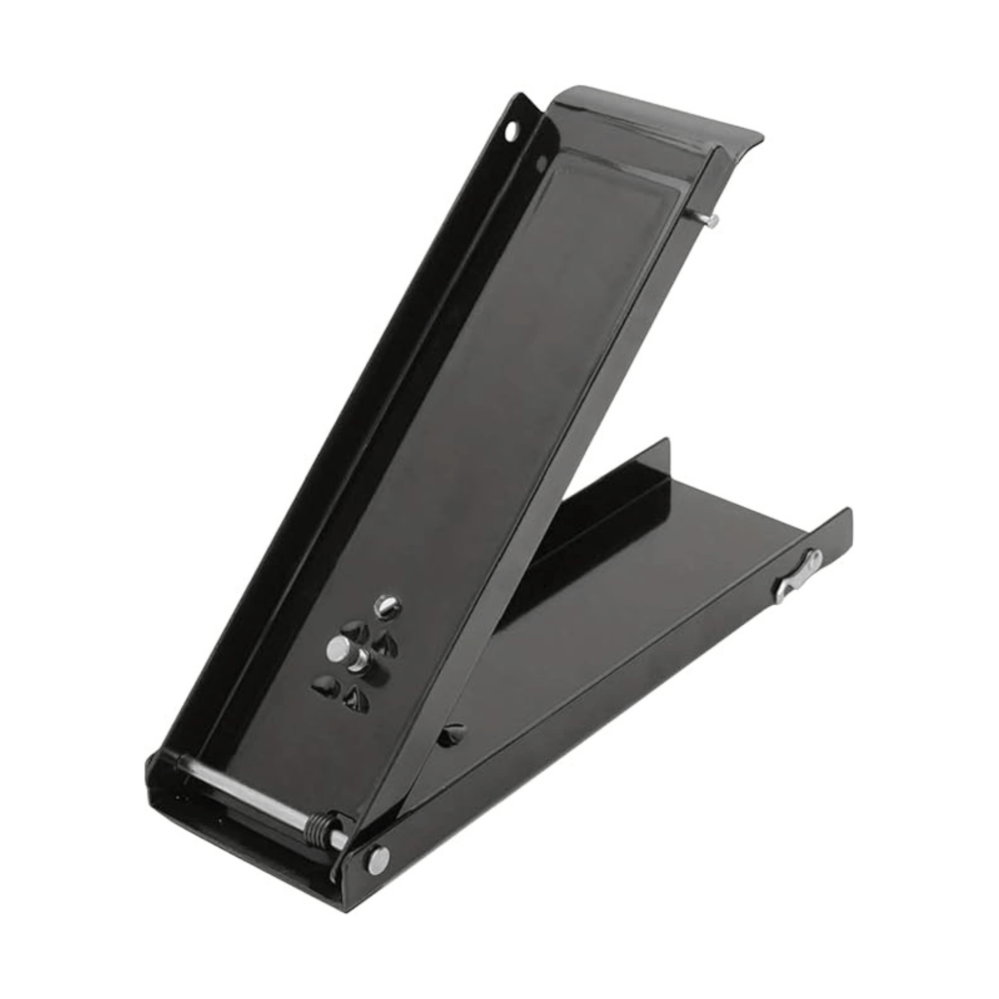 Metal foot operated can crusher 16oz 500ml – industrial strength pedal design for home bars pubs and garages, black finish