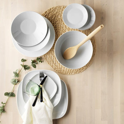 White Steak Plate Oval Dinner Plate Steak Rib Platter Serving Dish - ZR Online Solutions