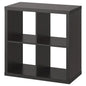 KALLAX Shelving Unit Black-Brown Wall Cube Storage Unit - ZR Online Solutions