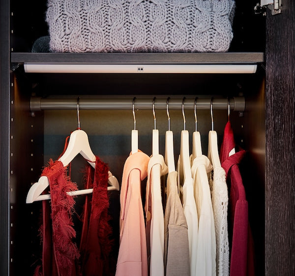 KOMPLEMENT Dark Grey Clothes Rail - Wardrobe Clothes Hangers - ZR Online Solutions