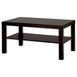 LACK Coffee Tea Table with Separate Storage Shelf for Magazines - ZR Online Solutions