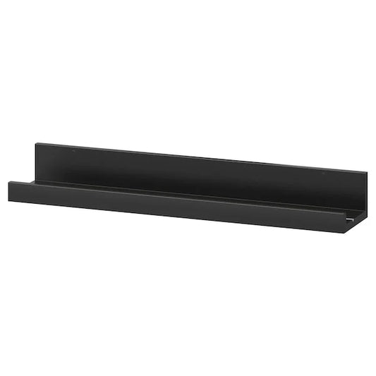 MOSSLANDA 55cm Picture Ledge Black Wall Mounted Photo Shelf - ZR Online Solutions