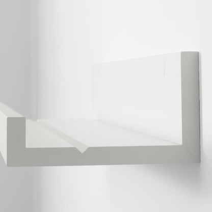 MOSSLANDA 115cm Picture Ledge White Wall Mounted Photo Shelf - ZR Online Solutions