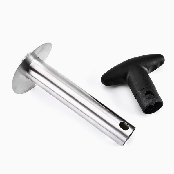 Pineapple slicer with wedger for bite-sized chunks