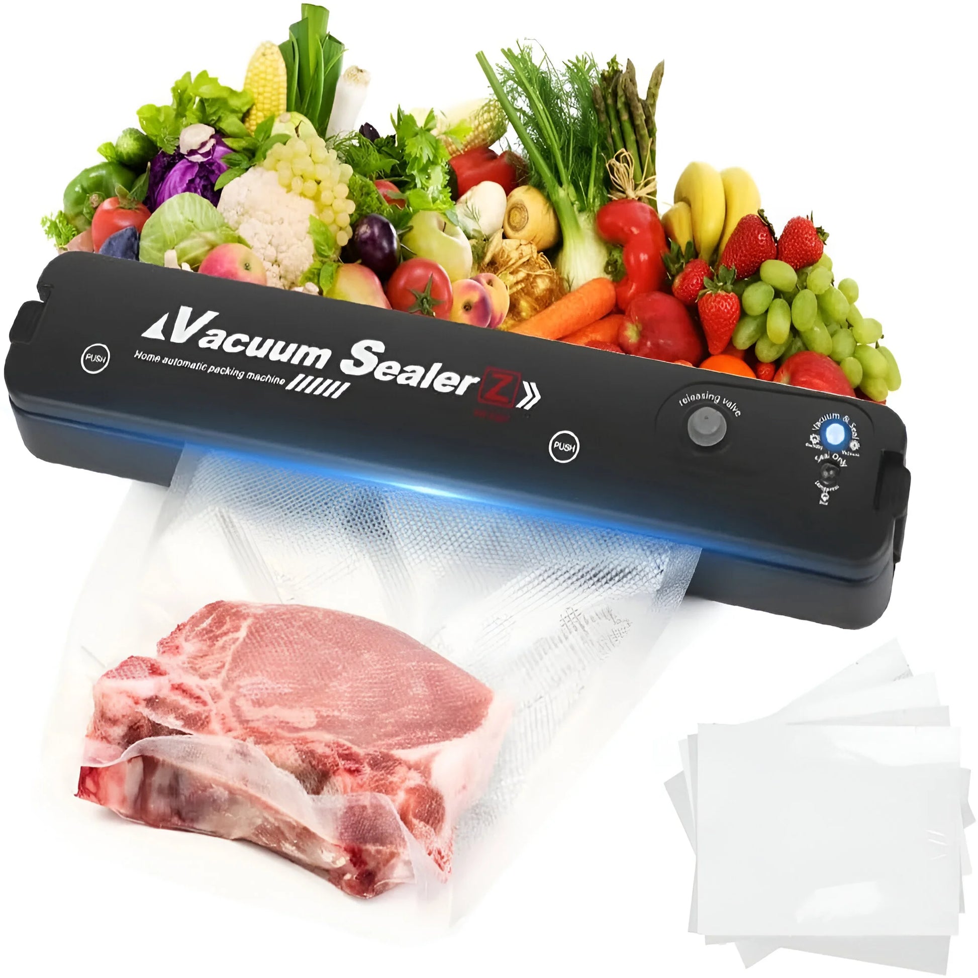 Vacuum Sealer Machine, Vacuum Food Sealer Machine with 10 Bags - ZR Online Solutions