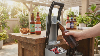 Heavy Duty Metal Can Crusher - Effortless 16oz Recycling Solution