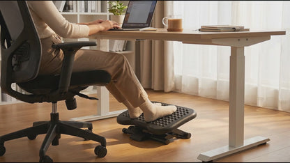 Premium Black Ergonomic Footrest For Ultimate Comfort And Support