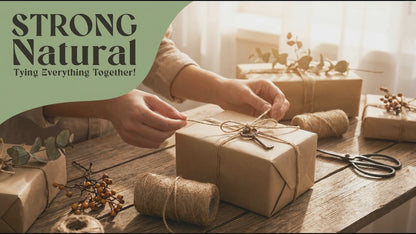 Natural Jute Twine - 3mm Craft & Garden Essential for Every Project