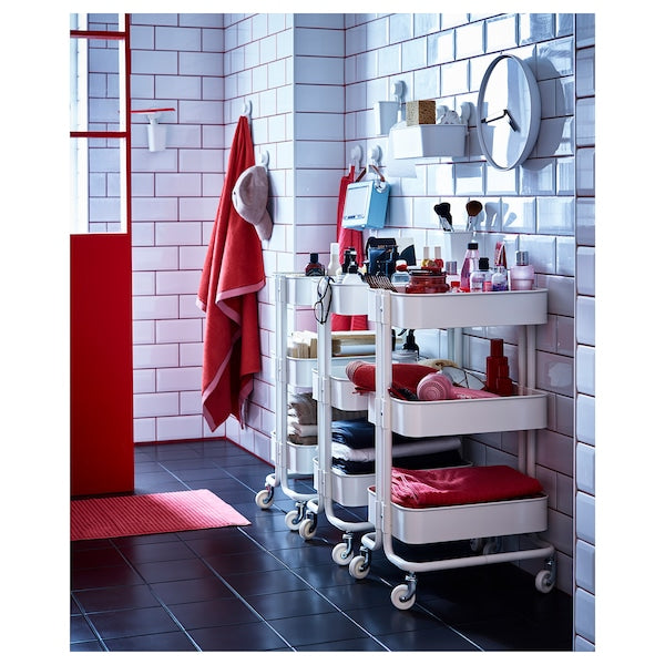 3-Tier Kitchen Trolley Storage Rack Cart Slim Rolling Trolley - ZR Online Solutions