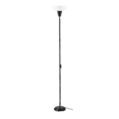 Floor Uplighter Black/White 180cm Tall Standing Floor Lamp - ZR Online Solutions