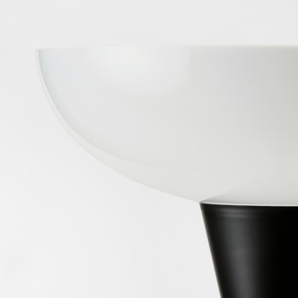 Floor Uplighter Black/White 180cm Tall Standing Floor Lamp - ZR Online Solutions