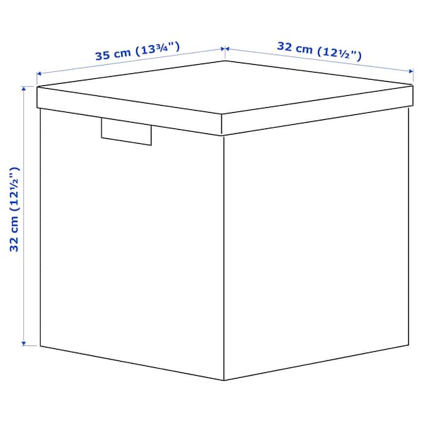 TJENA Storage Box with Lid - Stackable & w/Handles Basket - ZR Online Solutions