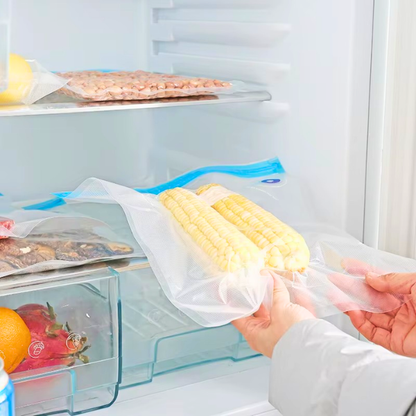 Vacuum Sealer Bags with Hand Pump – Reusable Food Storage Bags for Sous Vide