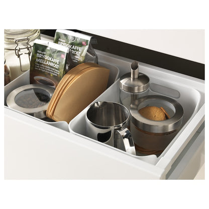 White Storage Box with Double Side Handles Multi-use Basket - ZR Online Solutions