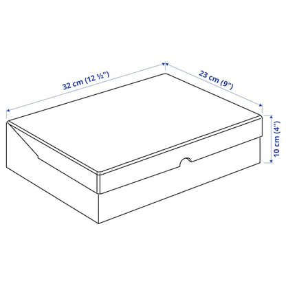 Storage Box with Lid Stackable Cardboard Boxes - ZR Online Solutions