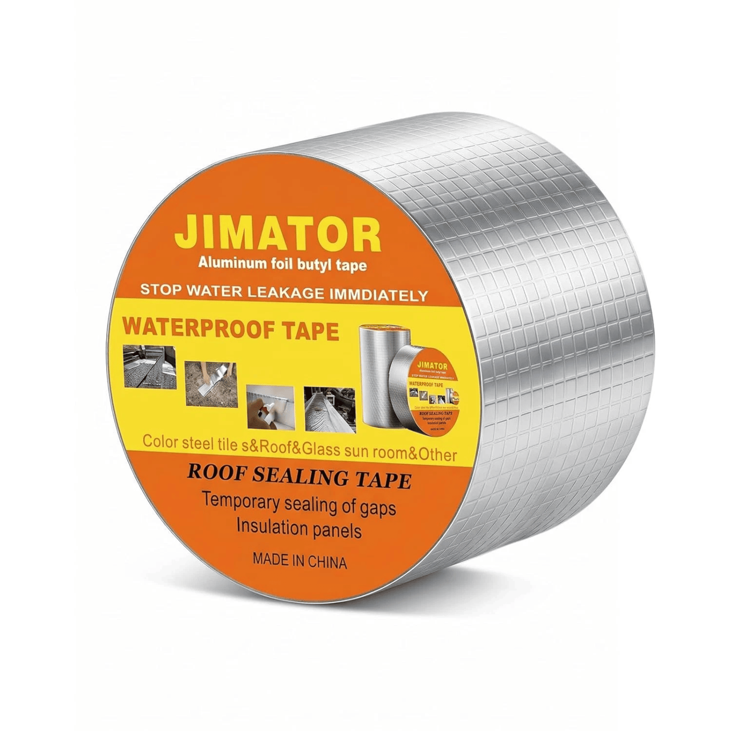 Strong Waterproof Duct Tape Butyl Seal Aluminium Foil Tape for Roof, Pipe Repair
